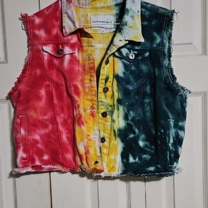 Tye Dye Bob Marley Vest.
